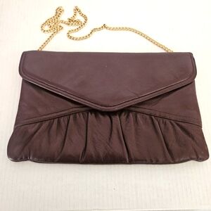 Vintage Zenith Leather Purse with Chain Strap